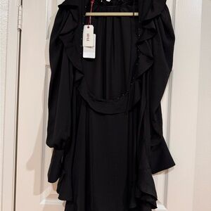 Zadig & Voltaire Noir Satin Dress